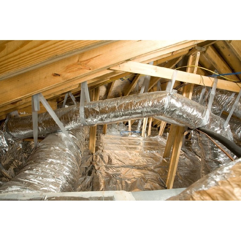 250 sqft Aluminum Foil Barrier Insulation Sauna Vapor Barrier Waterproof