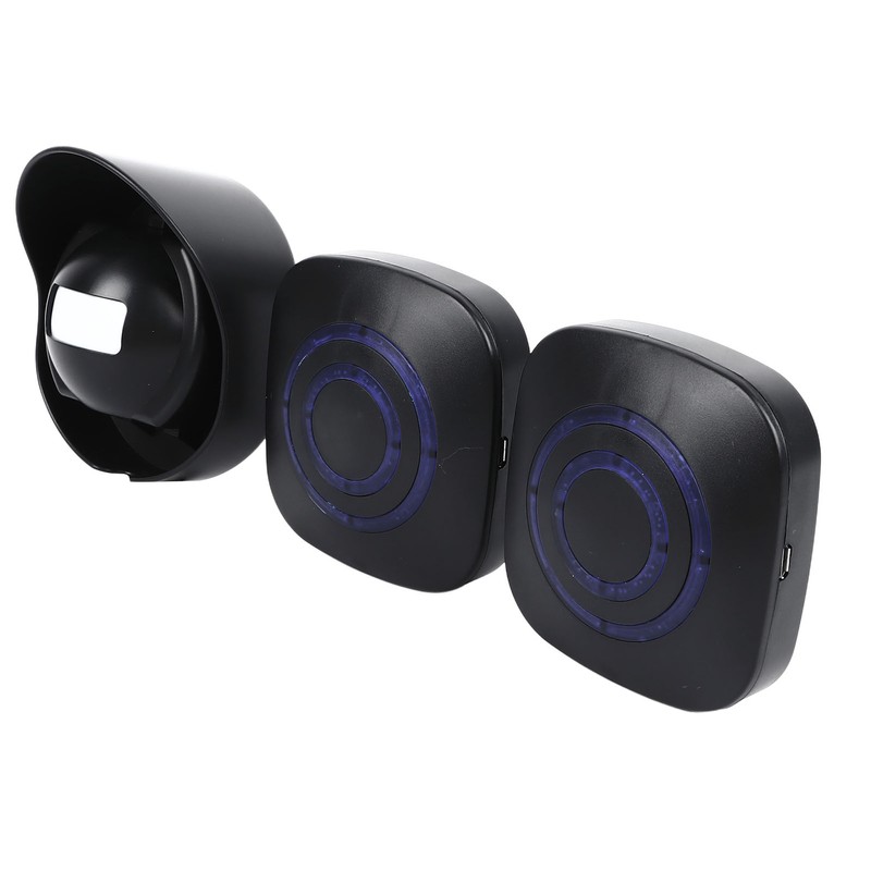 Infrared Detector Alarm to 240V Black Waterproof Separate Design 38