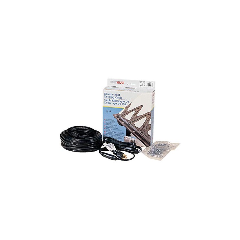 EasyHeat ADKS-500 Fixed-Resistance Electric Roof De-Icing Cable, 120 VAC