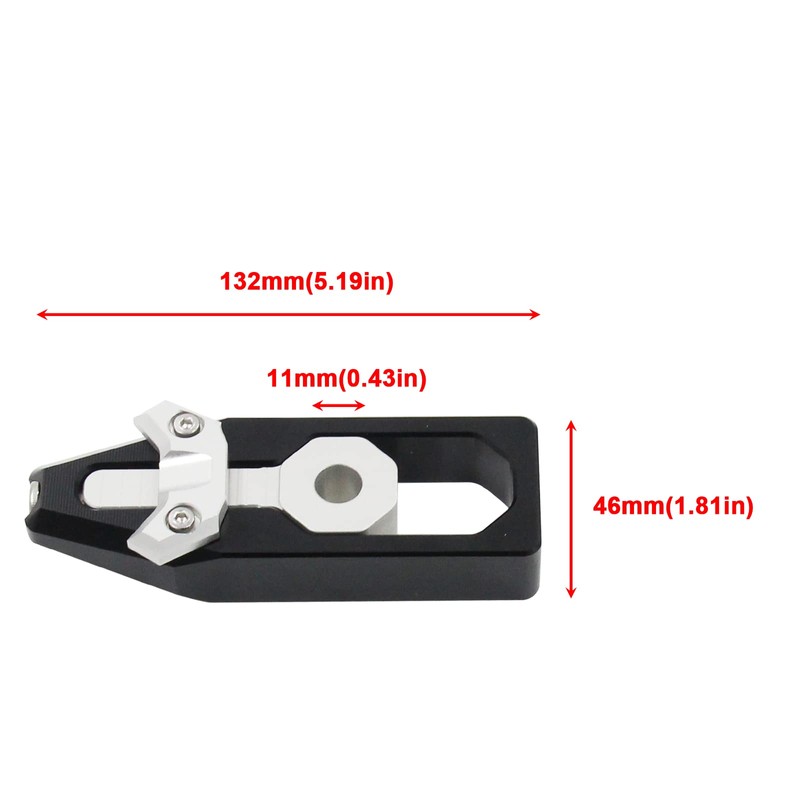 Motorcycle Chain Adjusting Tool CNC Billte Swingarm Tensioner Axle Chain
