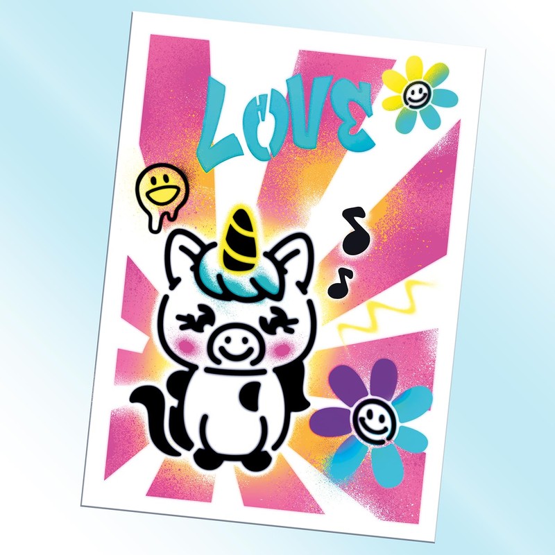CANAL TOYS Airbrush Art Mini Poster Kit (11015)