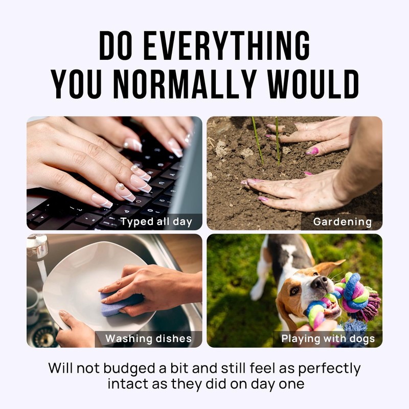 BTArtbox Press On Nails Short - Dark Red Fall Press