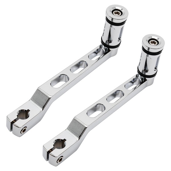 VIKKSAER Motorcycle Heel Toe Shift Lever, Gear Pedals Shift Arms,