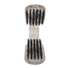 Double Sided Brush Clamp Ergonomic Handle Anti Static Nylon Hair