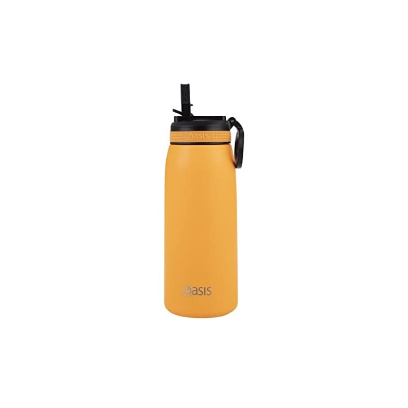 Oasis Stainless Steel Double Wall Insulated Sports Bottle W/Sipper 780Ml