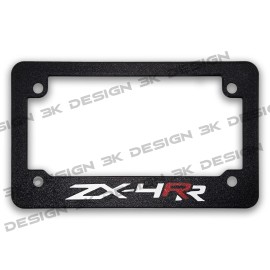 3K Design For Kawasaki Ninja ZX-4RR Textured Motorcycle License Plate Frame
