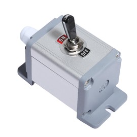 aikoolwer Heavy Duty Rocker Toggle Switch Box 16A 250V SPST 2 Position ON Off Switch Waterproof Metal Shell for Car Truck Marine Industrial Equipment