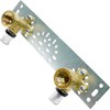 'Pipetec 2x Press Wall Brackets 2 Inch on Mounting Plate,