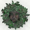 Fiesta Studios Green Spirit Dark Greenman Decorative Garden Wall Plaque.