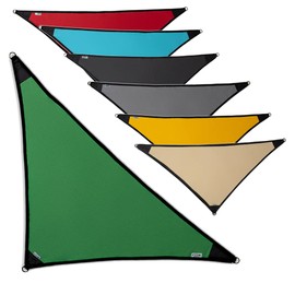 freigarten.de Awning, Waterproof Sun Protection, 100% Protection from UV Triangular, 2.0 m x 2.0 m x 2.8 m