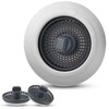 iFealClear Kitchen Sink Stopper with 2 Baskets,3-in-1 Kitchen Sink Strainer,Sink