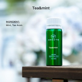 NAMSTE Tea Tree & Peppermint 3.38 Fl Oz Essential Oil Blend for Diffuser - Refreshing Mint and Fragrance of Tea Scented Diffuser Oil, Energy Boost Humidifier Oil for Office and Living Room