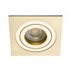 InLight INL-38617-POLBRS Pasto Tilt Downlight, IP20, Satin Brass, Square, Single