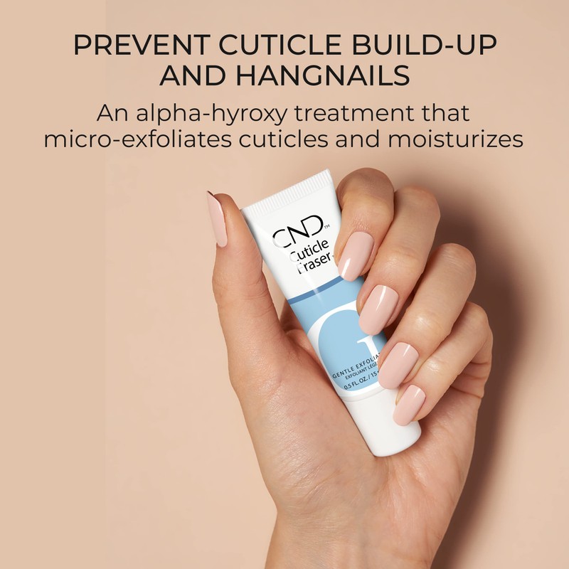 CND Cuticle Eraser Gentle Exfoliator, 0.5 fl oz