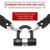 AKM Motorcycle Lock 8.2ft/250cmx10mm Thick Anti-Theft Heavy Duty Chain Locks