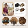 Wildarms Western Cowboy Hat for Women Men Wide Brim Woven