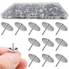 1000pcs Drawing Pins, BetterJonny 9.5mm Silver Push Pins Iron Thumb