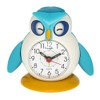 Eichmüller Children's Alarm Clock Owl Blue Analogue Alarm Clock with