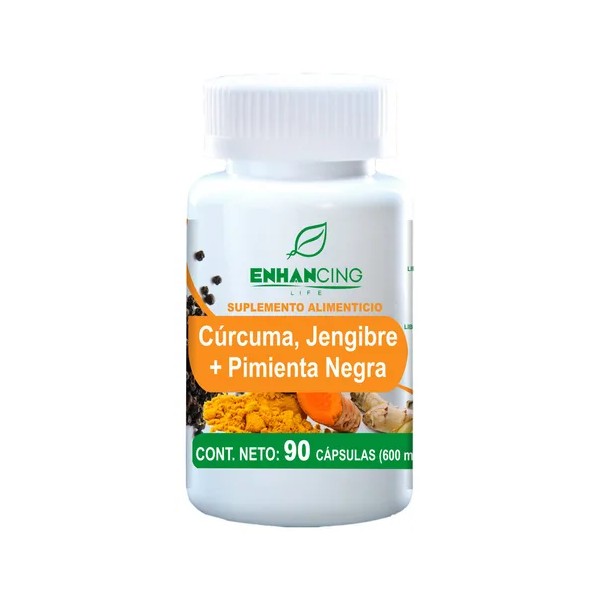 Cúrcuma, Jengibre Y Pimienta Negra Para Máxima Absorción | Formula