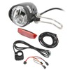 Electric Bike Headlight Tail Light Sets Double Switch ABS 4