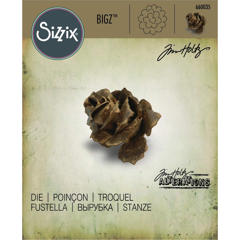 Sizzix Jumbo Tattered Pincone Bigz Stanze