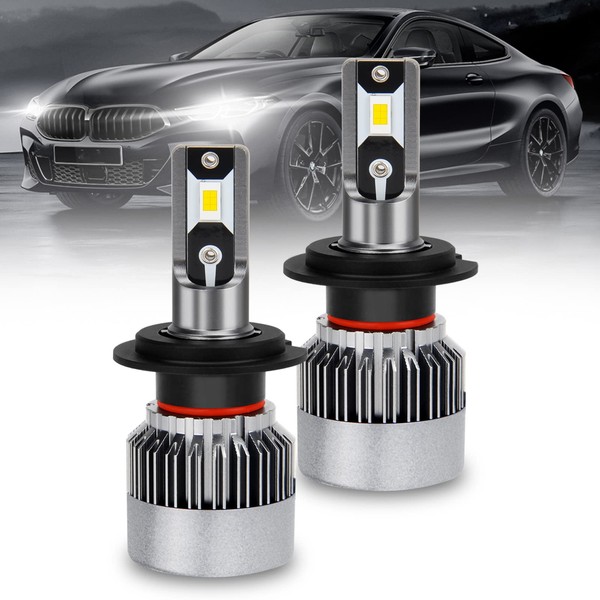 OPP ULITE H7 LED Headlight Bulbs 50W 12000LM CSP Chip