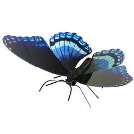 Fascinations MMS130 - Metal Earth 502418 - Butterfly Red Spotted Purple, lasergeschnittener 3D-Konstruktionsbausatz, 1 Metallplatine, ab 14 Jahren