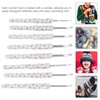 8pcs Crochet Hooks Ergonomic Design Comfortable Handle Easy Identification Compact