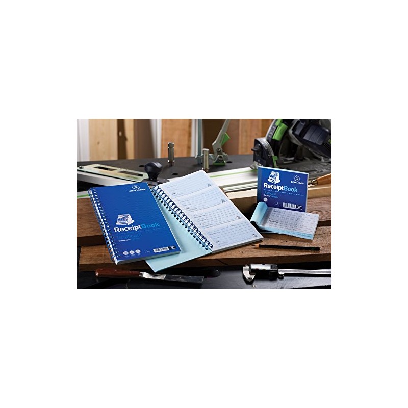 Challenge 105 x 130 mm Duplicate Receipt book, Carbon, 100