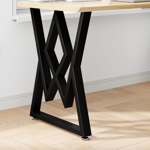 Glastined Metal Table Legs 24" H x 28" W Furniture