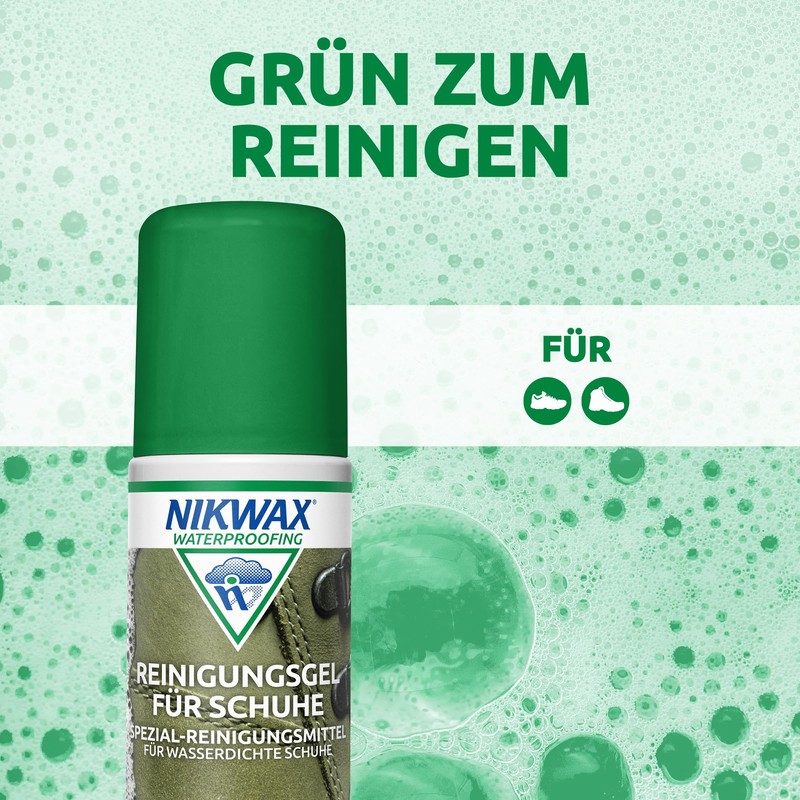 Nikwax Unisex's Footwear Cleaning Gel, Blue, 125 ml