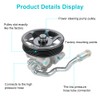 WMPHE Power Steering Pump with Pulley Compatible with Ford Escape