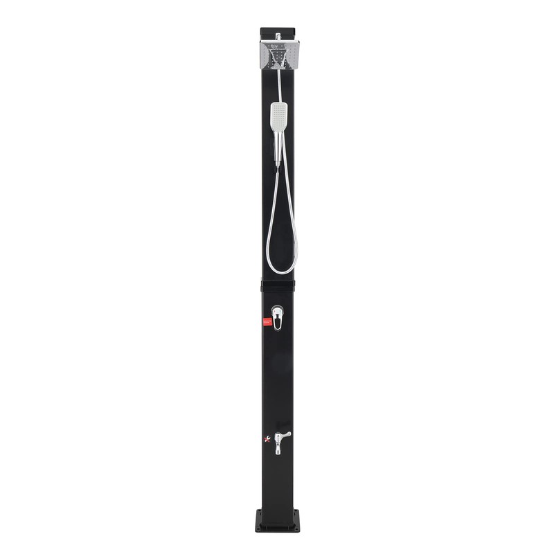 VINGLI 10.6 Gallon 7.5FT Solar Heated Shower with Shower Head,