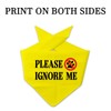 1 Piece Please Ignore Me Dog Bandana Dot Not Pet