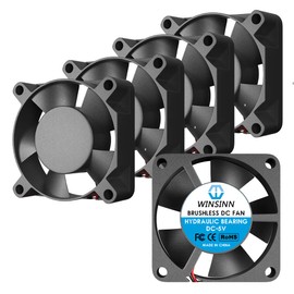 WINSINN 30mm Fan 5V 3D Printer Micro 5 Volt Fan 3010 Hydraulic Bearing Brushless Cooling 30mm x 10mm 2PIN (Pack of 5)