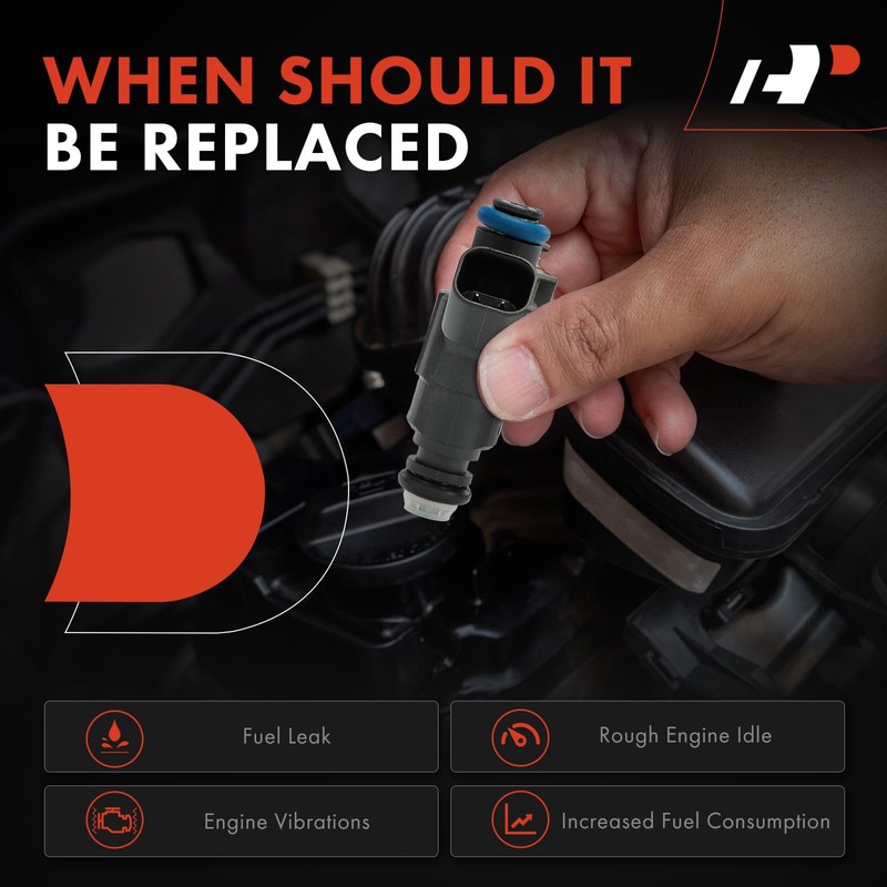 A-Premium 4 Holes Set of 6 Fuel Injectors Compatible with