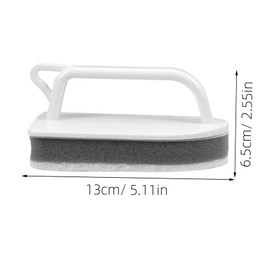 ORFOFE Multi-Function Sponge Brush 1 Set Cleaning Brush for Bathroom Bathtub Kitchen Sponge Handle