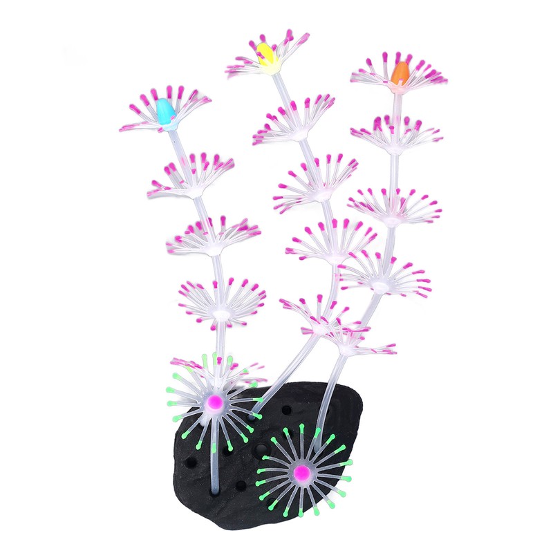 Silicone Glow Fish Tank Decorations Simulation Innovative Landscaping Glowing Artificial