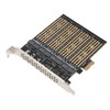 SATA NGFF to PCIe Adapter 4 Disk Position 10Gbps AHCI