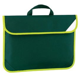 Quadra Enhanced-Viz Book Bag - 4 Litres (One Size) (Bottle Green)