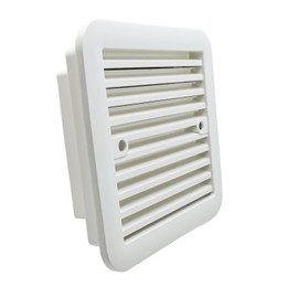 Tsnamay 2.4W 0.2A 12V RV Side Vent Fan Plastic,Silent Wind Air Vent Ventilation Exhaust Fan,White