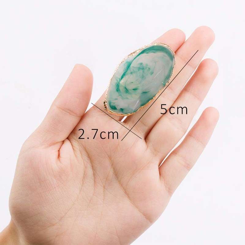 Grokebo Makeup Tools Art Plate Nail Art Palette Oval Irregular