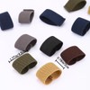 36 PCS Elastic Belt Loops Elastic Webbing Belt Loop Keeper