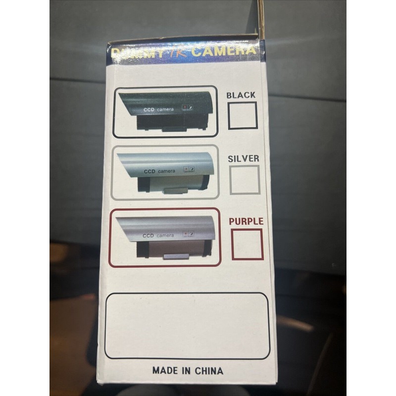 Realistic Dummy IR Camera Realistic Looking With Flashing Red Light