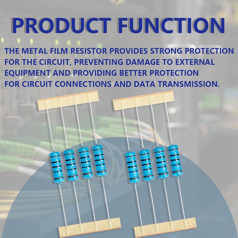 Innfeeltech 25 Pcs 3W 1% Tolerance 100 Ohm Metal Film