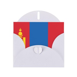 NEZIH Mongolian Flag Print Note Cards Thank You Cards All Occasion Cards Christmas Birthday Graduation Anniversaries
