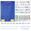Spanish Bilingual Calendar & Weather Pocket Chart – 142 Laminated