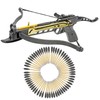 Pistol Crossbow Self-Cocking 80 LBS with Adjustable Sights and a