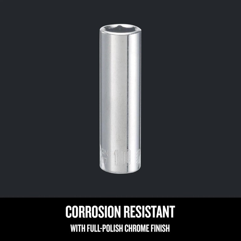 CRAFTSMAN Deep Socket Metric 1/4 Inch Drive 10mm 6 Point