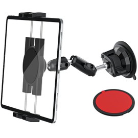 Phichy Car Dashboard Tablet Holder, Car Tablet Stand, Tablet Holder, Car Accessories, Car Holder, Super Strong Vacuum Suction Cup, Stability Group, Car Ipachi Holder, Freely Adjustable, 360 Degree